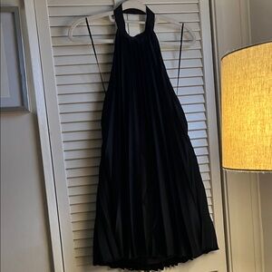 Abercrombie & Fitch Black Pleated Dress